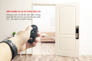 Nguyên lý hoạt động của khóa cửa vân tay có remote điều khiển số 2